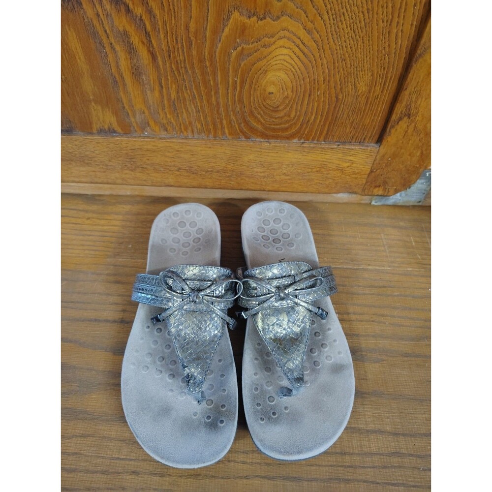 Vionic Karley Metallic Sandals Slip On Women's Size 7.5